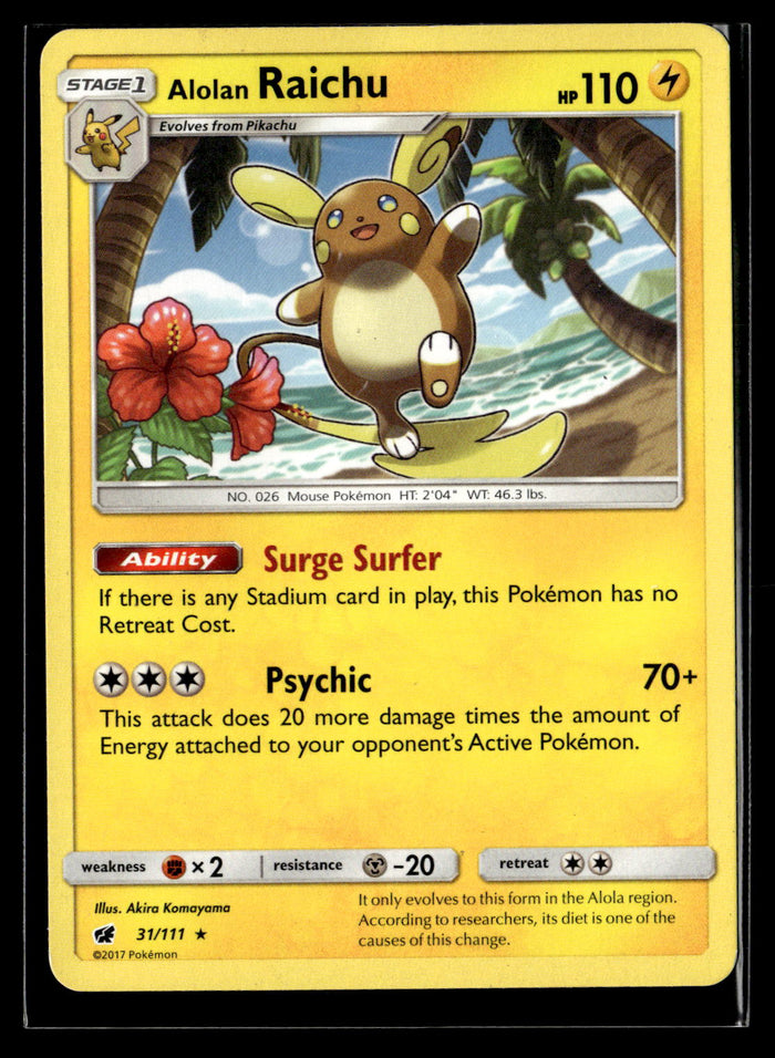 Deck Exclusives #031/111 Alolan Raichu