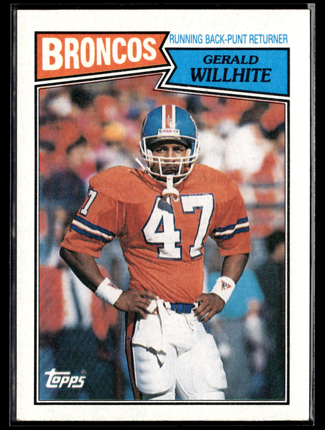 1987 Topps #32 Gerald Willhite