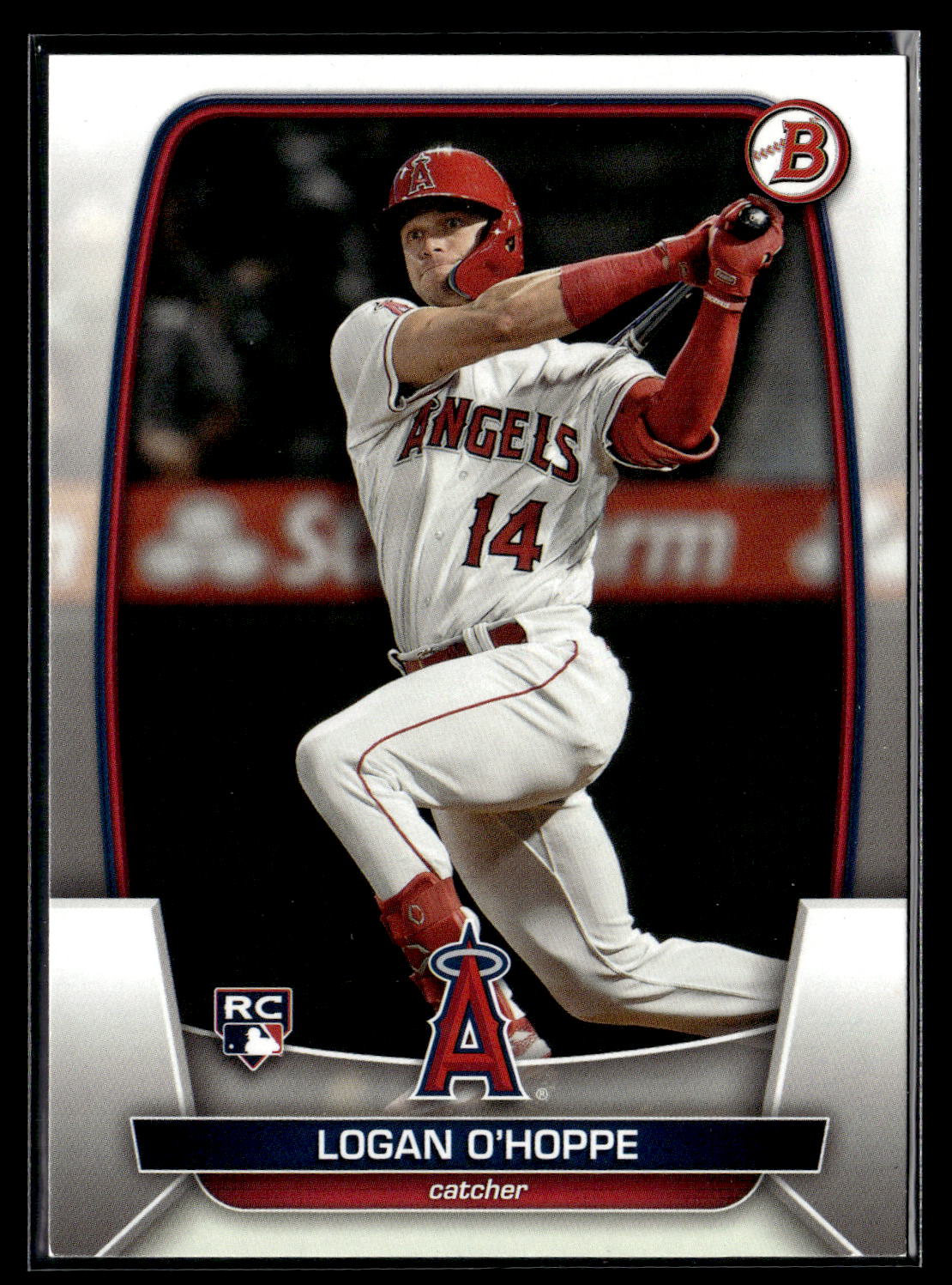 2023 Bowman #39 Logan O'Hoppe Green Rookie