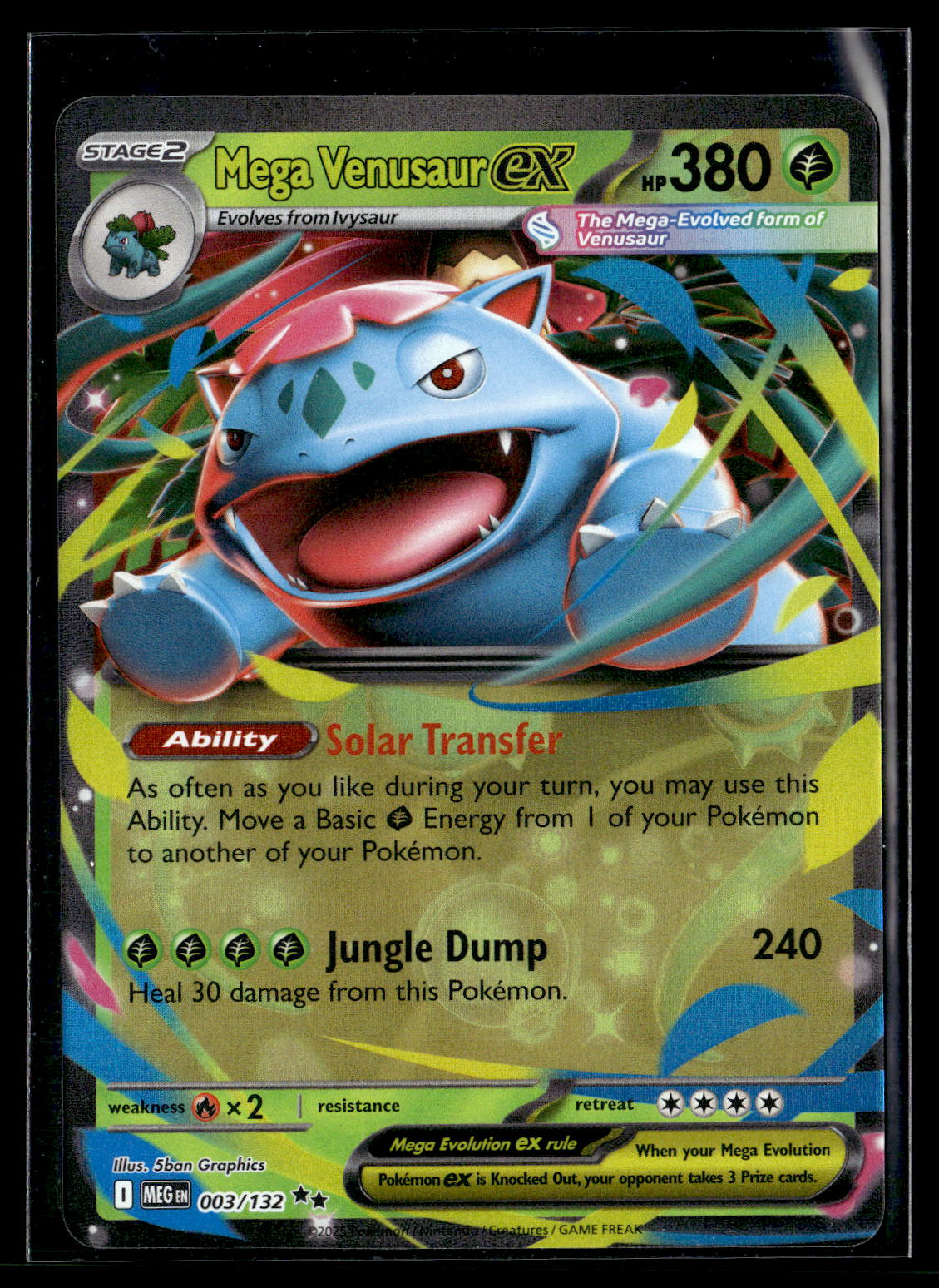 ME01: Mega Evolution #003/132 Mega Venusaur ex