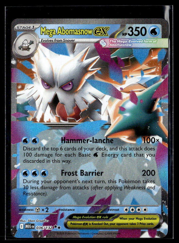 ME01: Mega Evolution #036/132 Mega Abomasnow ex