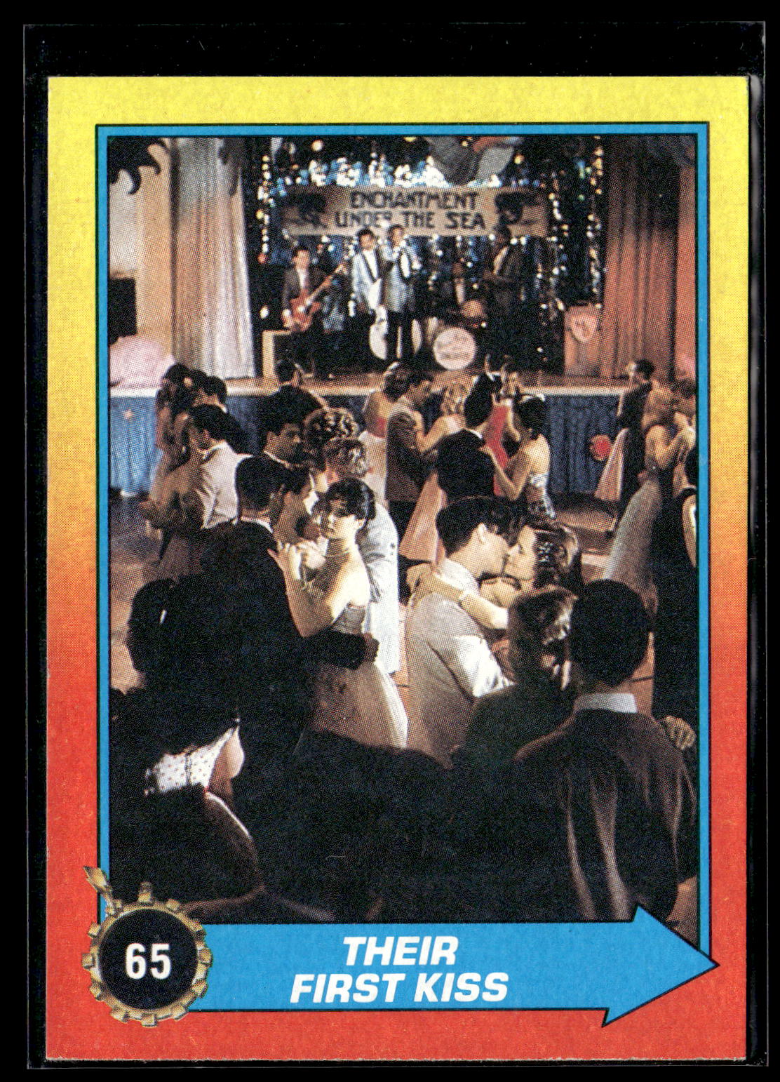 1989 Topps Back to the Future Part II #65 Their First Kiss