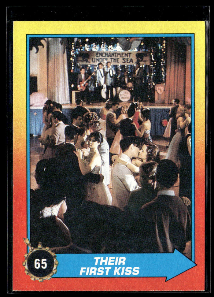 1989 Topps Back to the Future Part II #65 Their First Kiss
