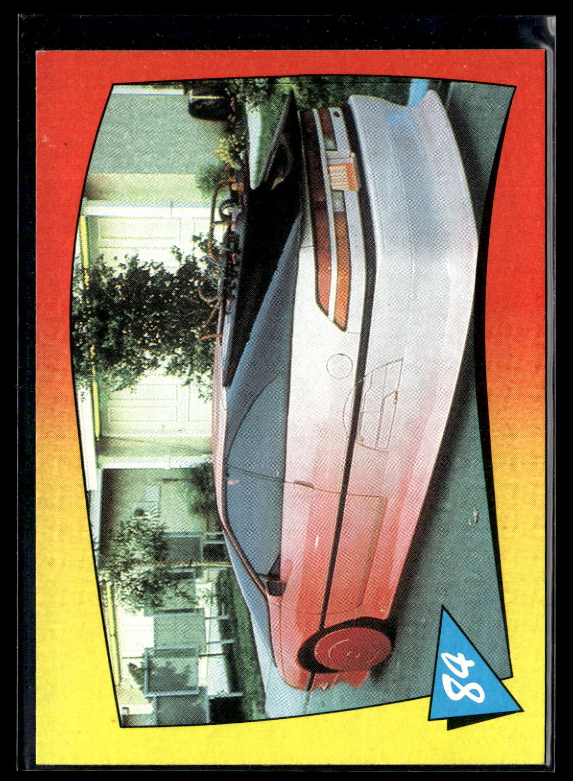 1989 Topps Back to the Future Part II #84 Retrofitted Ford prototype