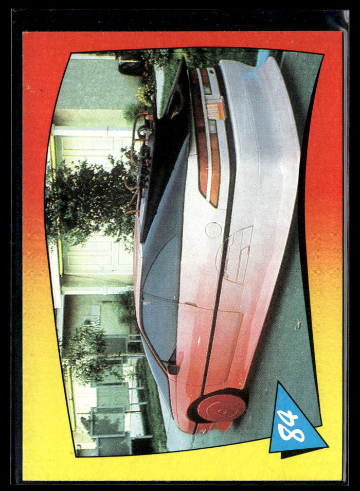 1989 Topps Back to the Future Part II #84 Retrofitted Ford prototype