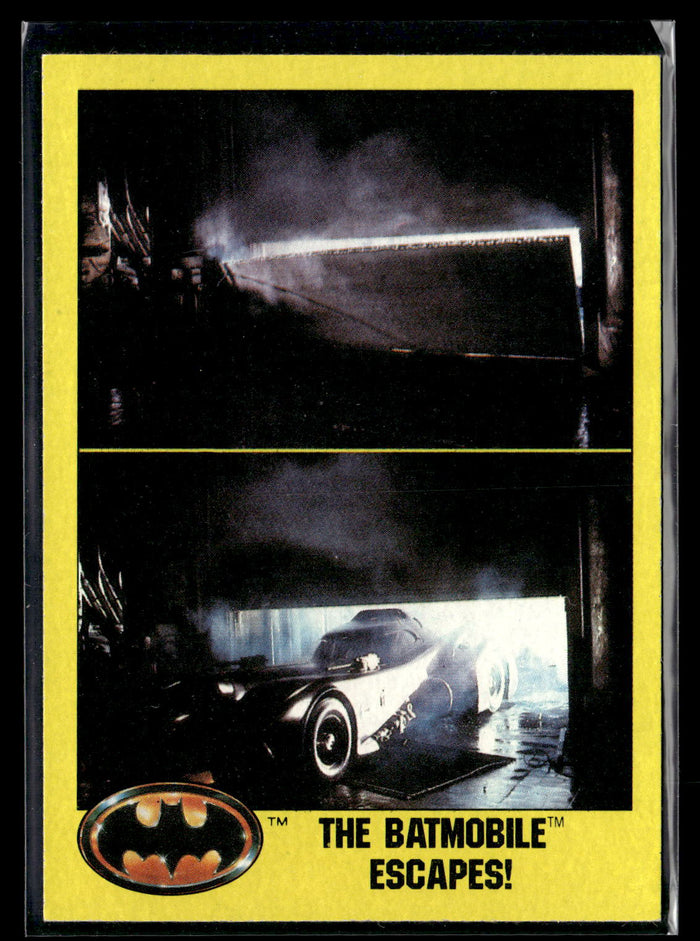 1989 Topps Batman #184 The Batmobile Escapes!