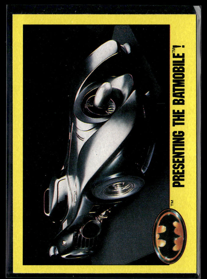 1989 Topps Batman #247 Presenting the Batmobile!
