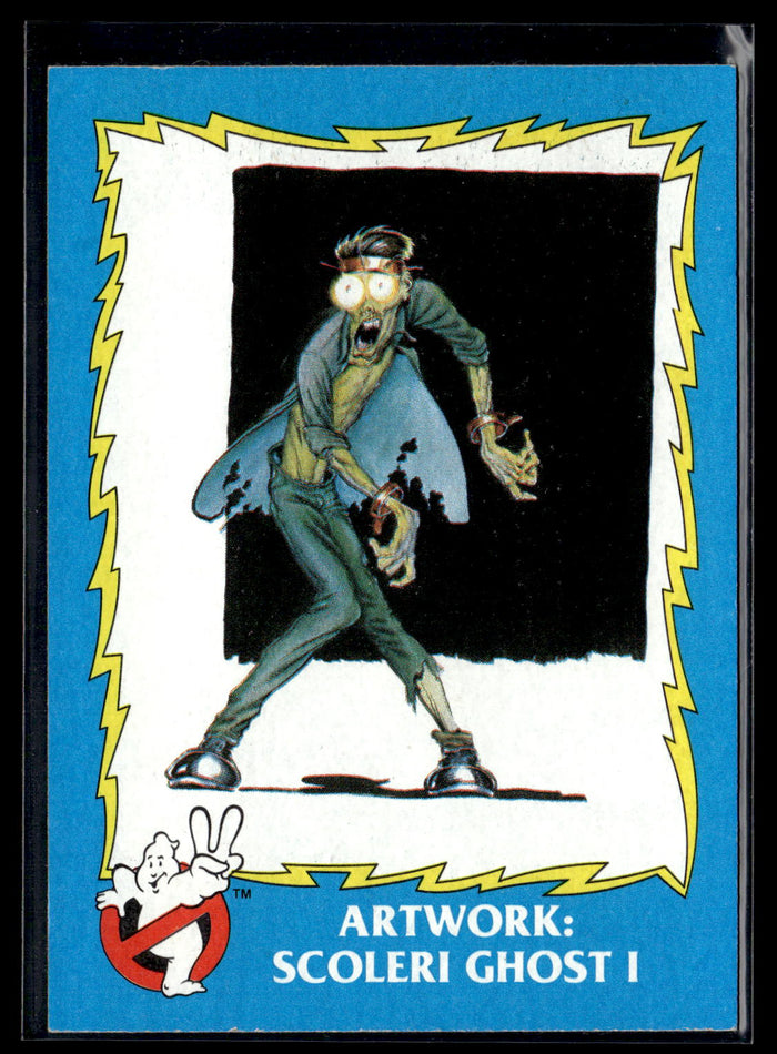 1989 Topps Ghostbusters II #86 Artwork: Scoleri Ghost