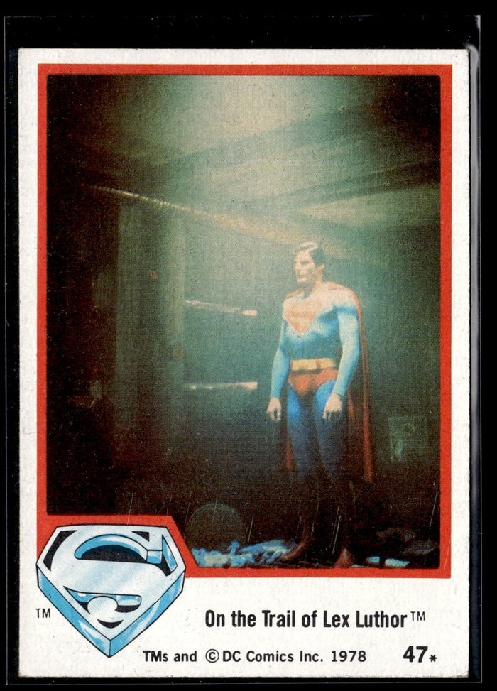 1978 Topps Superman: The Movie #47 On the Trail of Lex Luthor