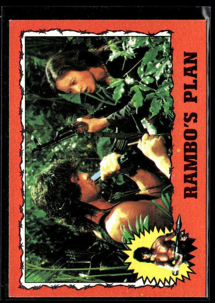 1985 Topps Rambo First Blood Part II #9 Rambo's Plan