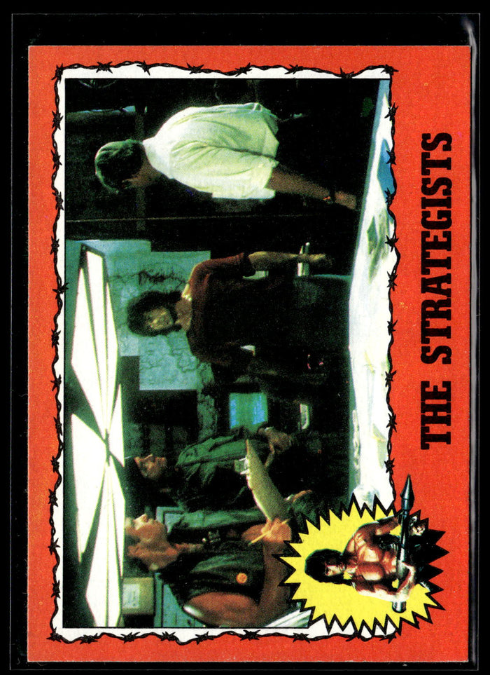 1985 Topps Rambo First Blood Part II #5 The Strategists