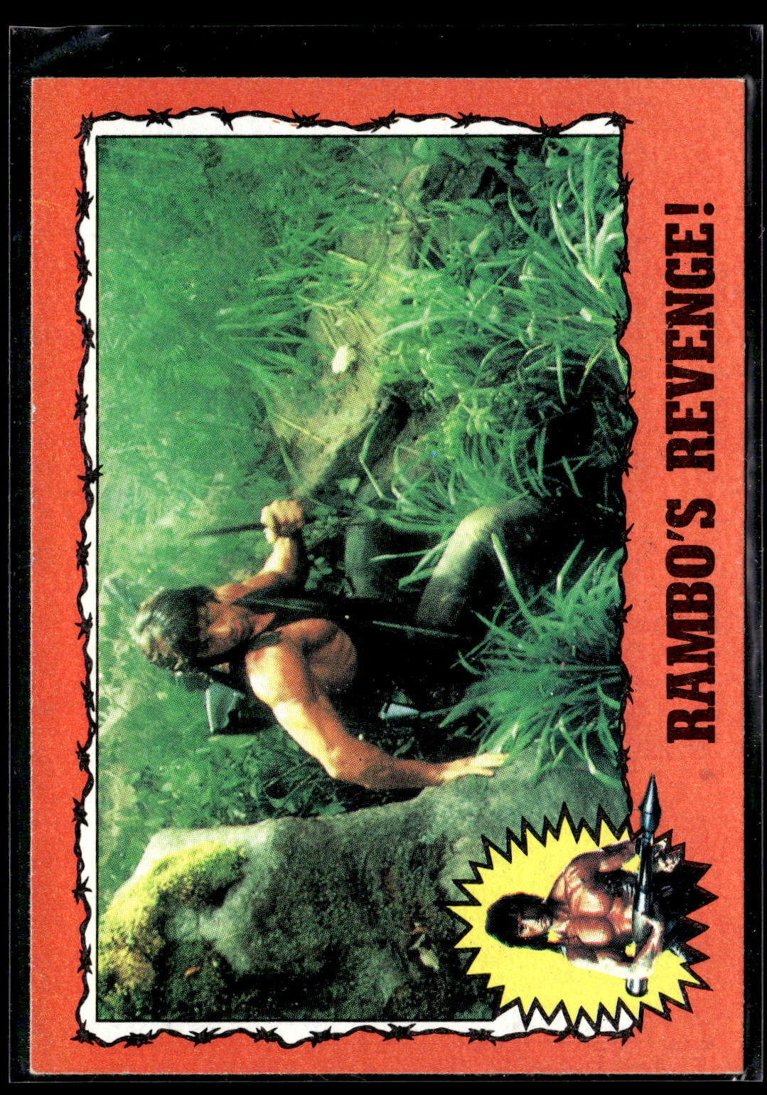 1985 Topps Rambo First Blood Part II #35 Rambo's Revenge!