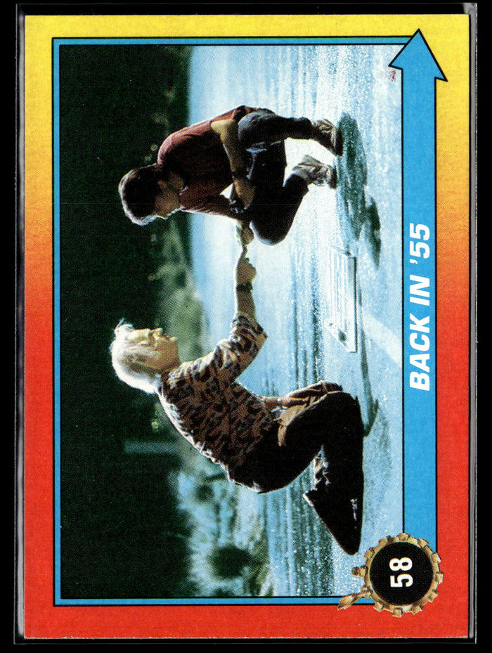 1989 Topps Back to the Future Part II #58 Back in '55