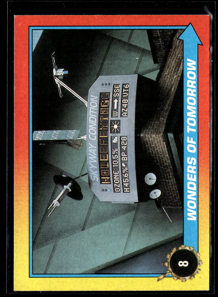 1989 Topps Back to the Future Part II #8 Wonders of Tomorrow