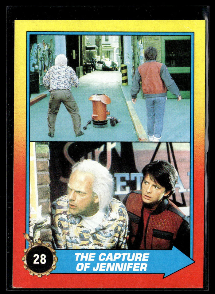 1989 Topps Back to the Future Part II #28 The Capture of Jennifer