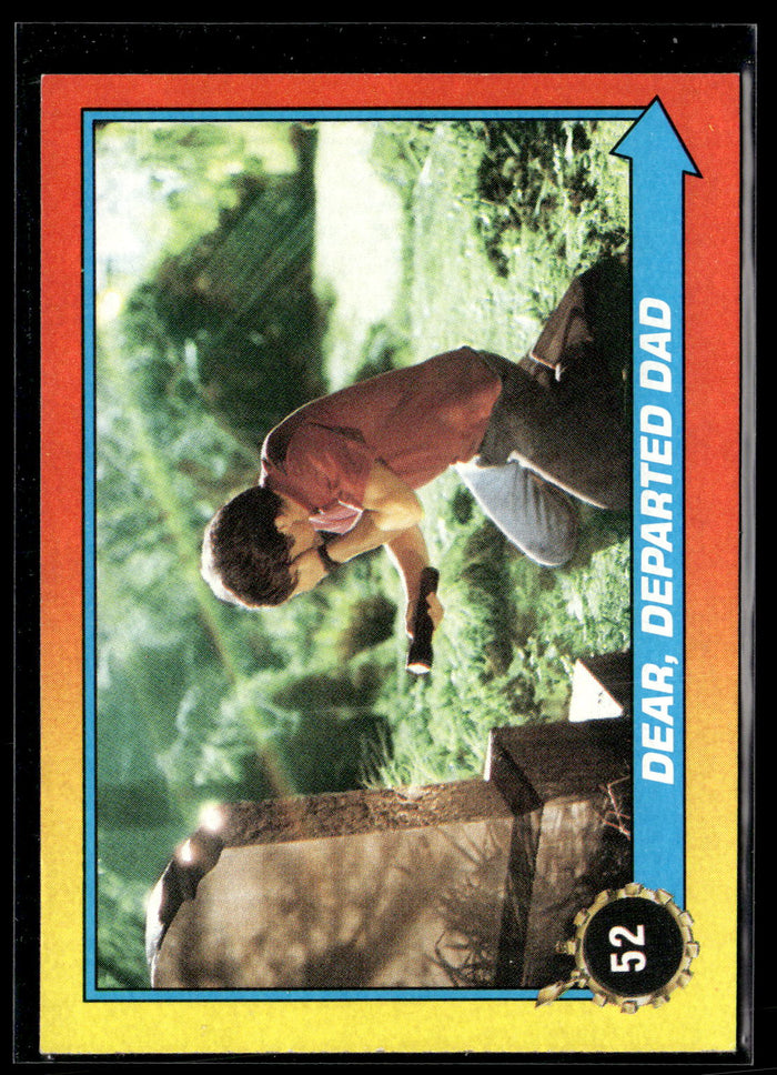 1989 Topps Back to the Future Part II #52 Dear, Departed Dad