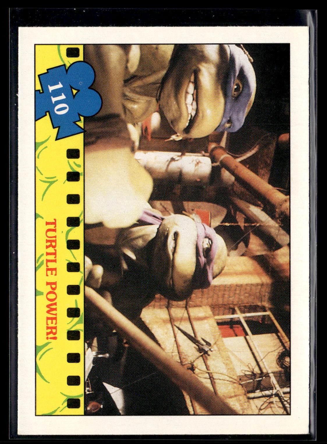 1990 Topps Teenage Mutant Ninja Turtles: The Movie #110 Turtle Power!