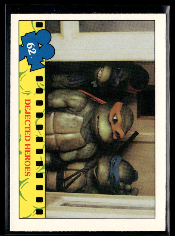 1990 Topps Teenage Mutant Ninja Turtles: The Movie #62 Dejected Heroes