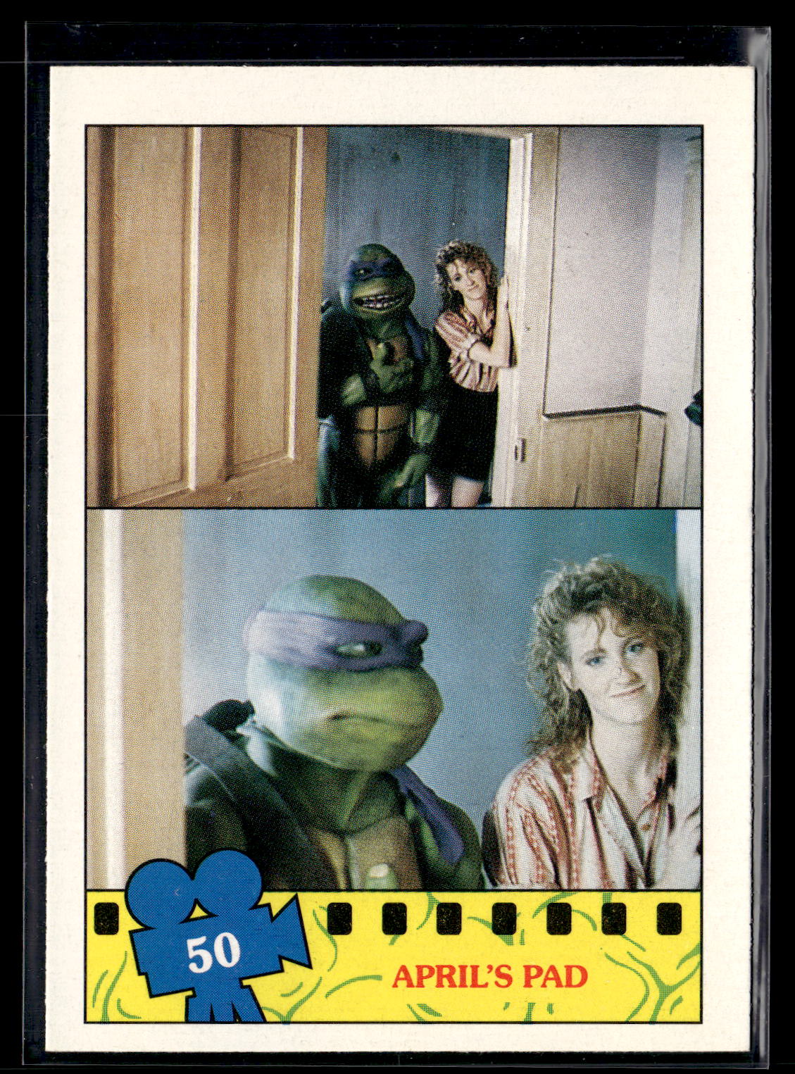 1990 Topps Teenage Mutant Ninja Turtles: The Movie #50 April's Pad