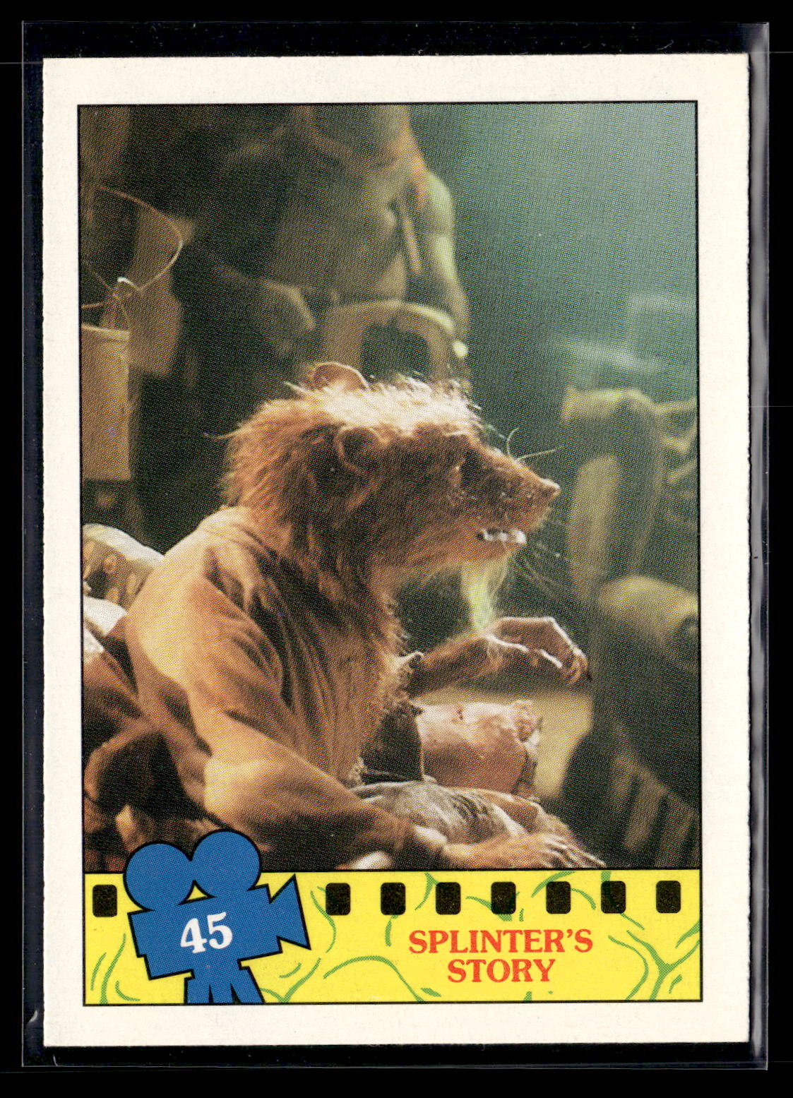 1990 Topps Teenage Mutant Ninja Turtles: The Movie #45 Splinter's Story