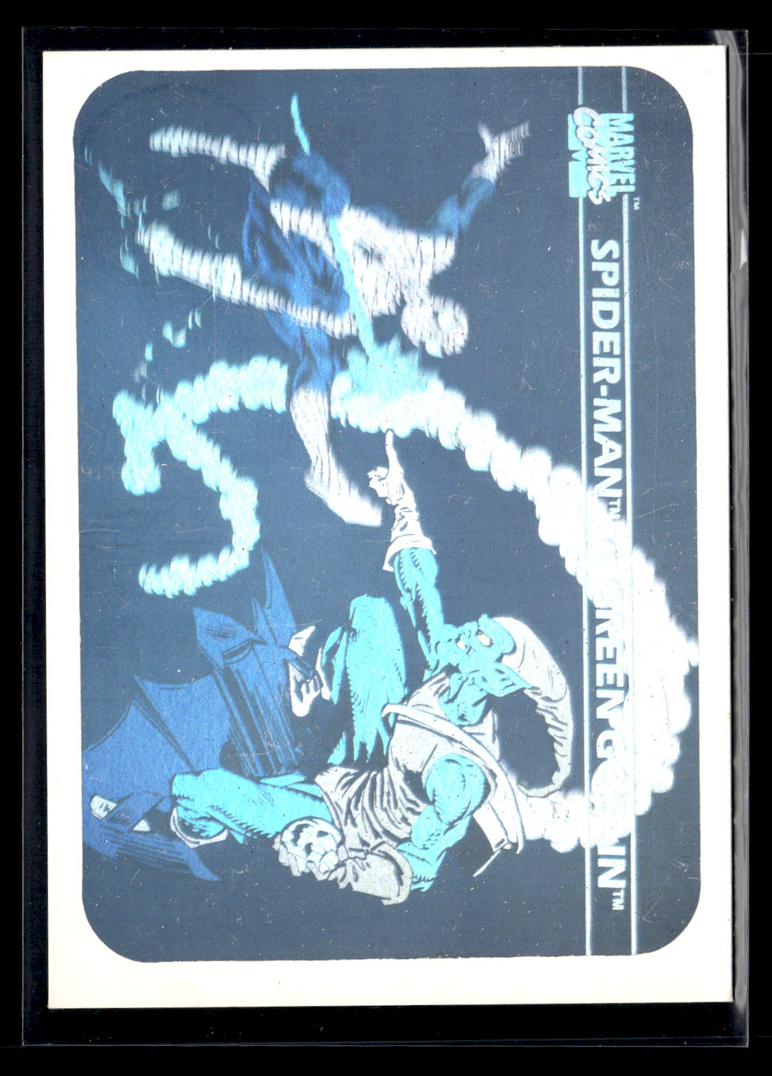 1990 Impel Marvel Universe #MH5 Spider-Man / Green Goblin Holograms