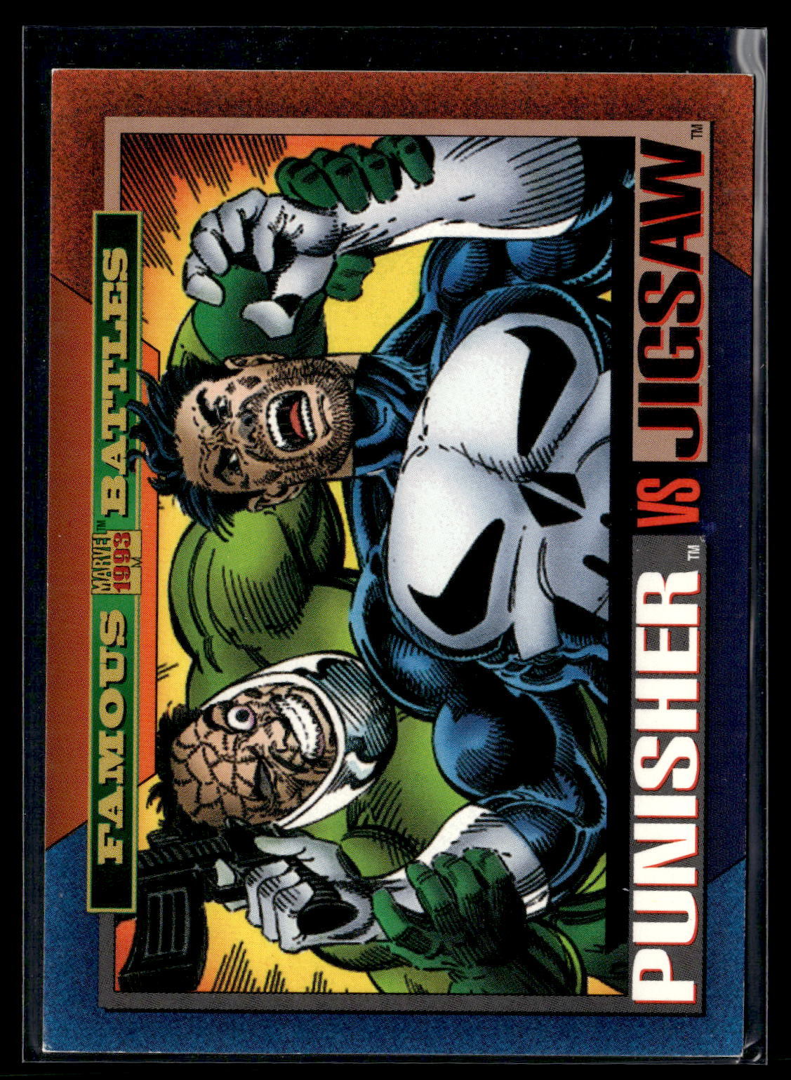 1993 SkyBox Marvel Universe #163 Punisher / Jigsaw