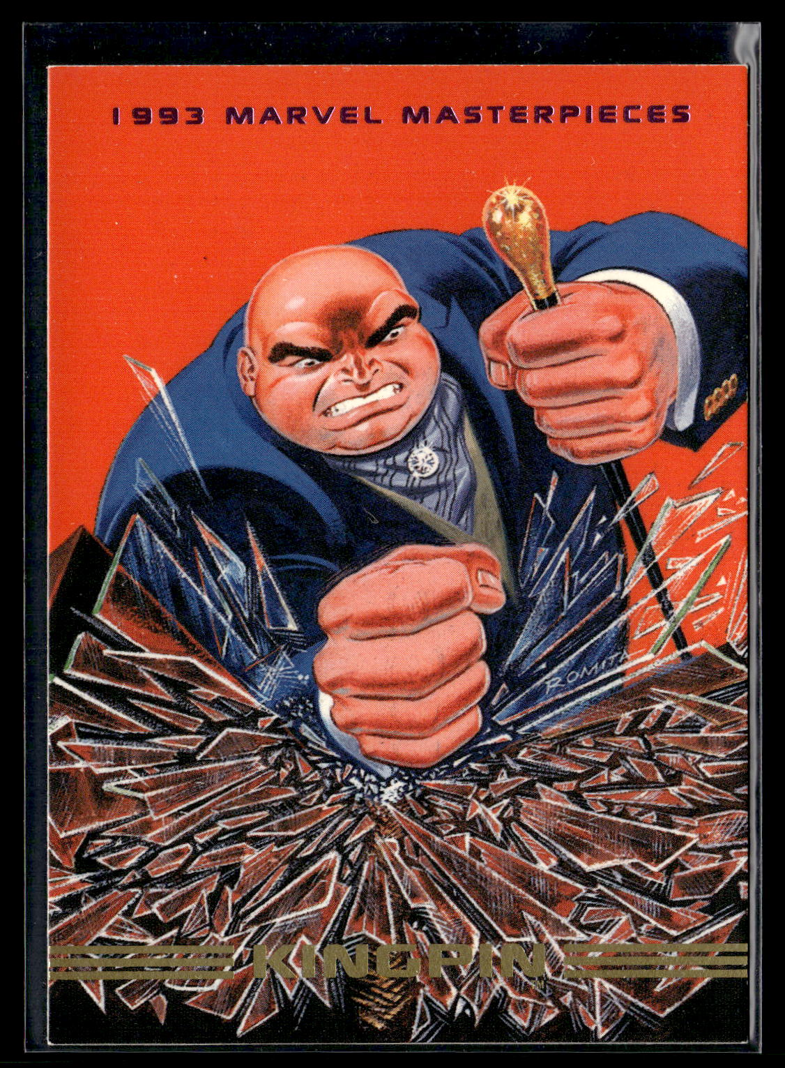 1993 SkyBox Marvel Masterpieces #56 Kingpin