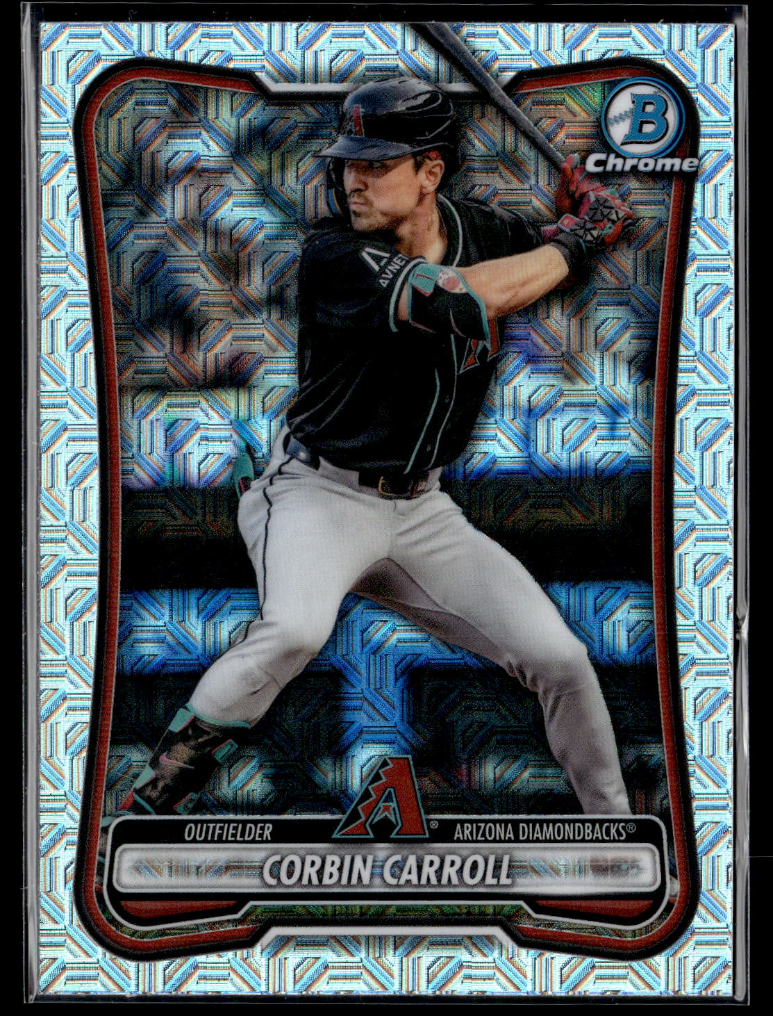 2026 Bowman #80 Corbin Carroll Chrome Mojo Refractors