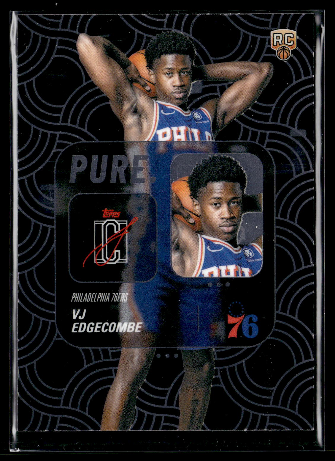 2025-26 Topps Signature Class #PU-18 VJ Edgecombe Pure