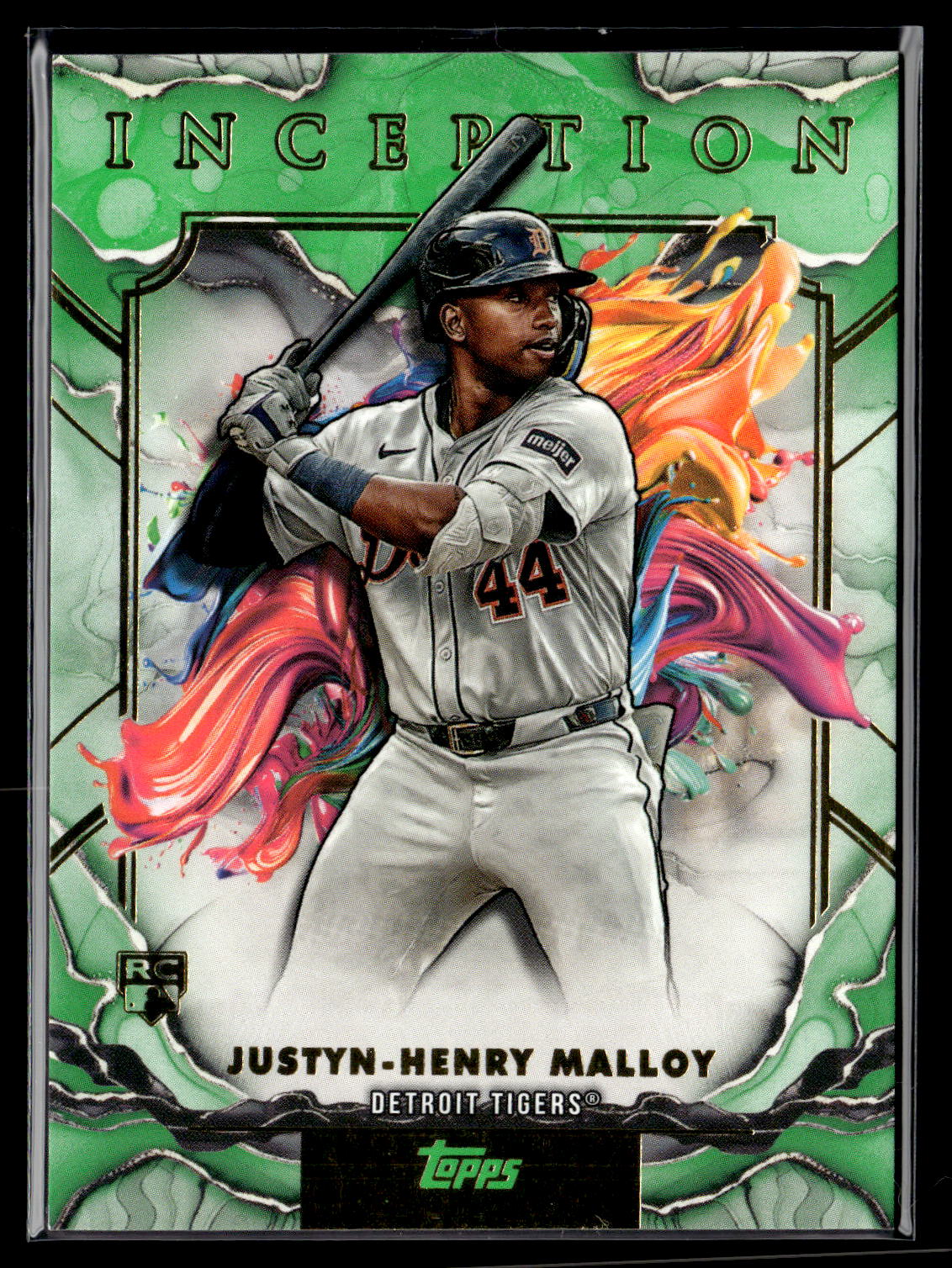 2025 Topps Inception #91 Justyn-Henry Malloy Green Rookie