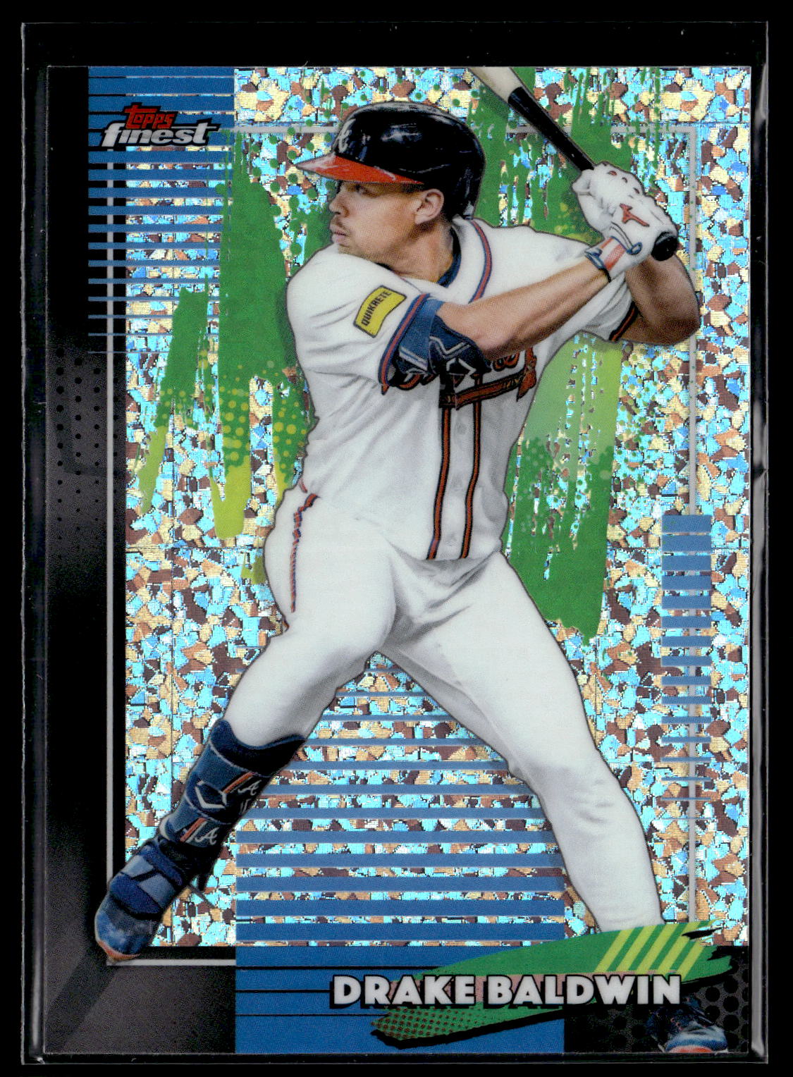 2026 Finest #44 Drake Baldwin Mini-Diamond Refractors