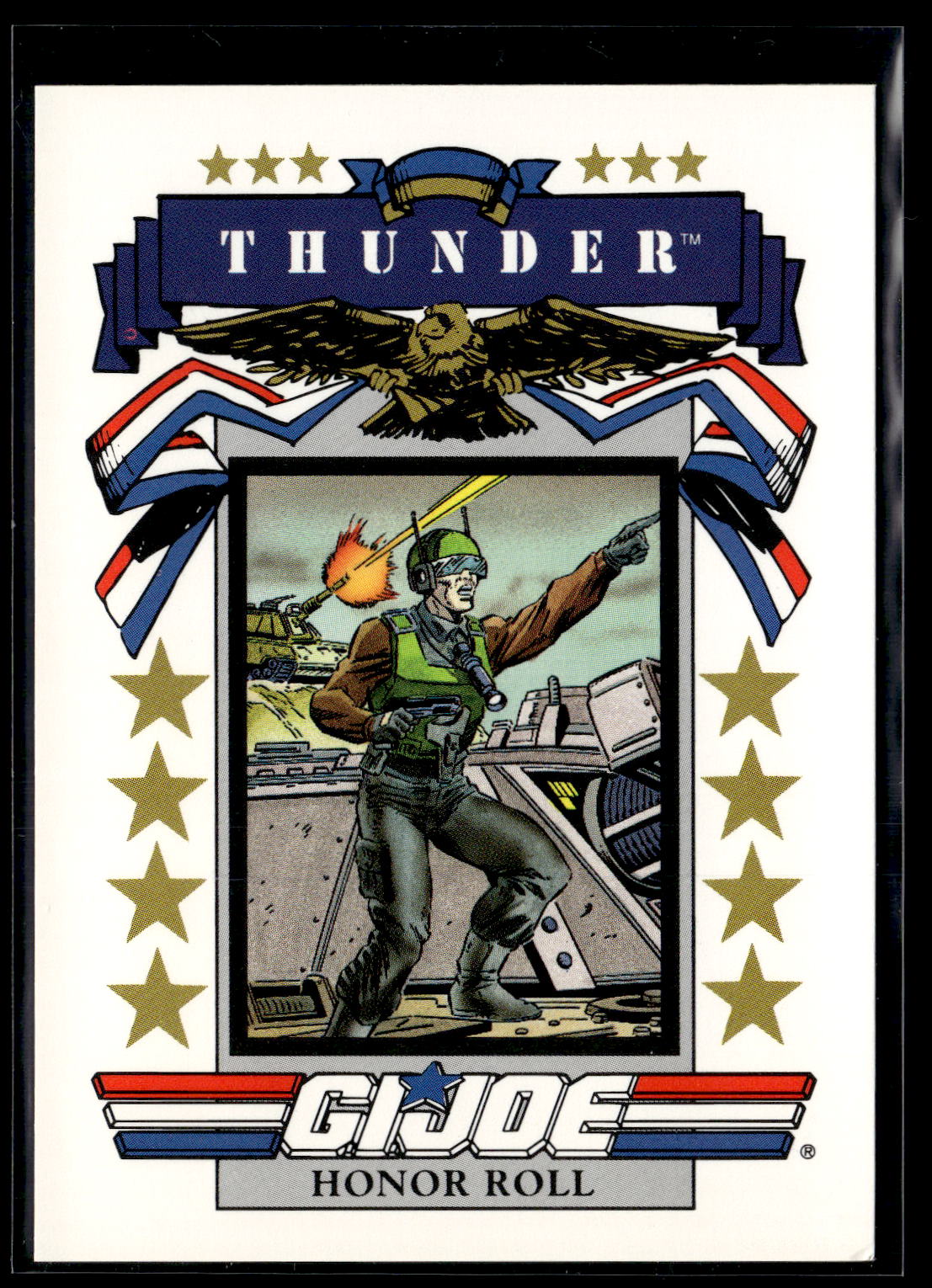 1991 Impel G.I. Joe #186 Thunder