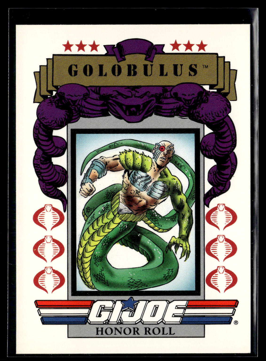 1991 Impel G.I. Joe #178 Golobulus