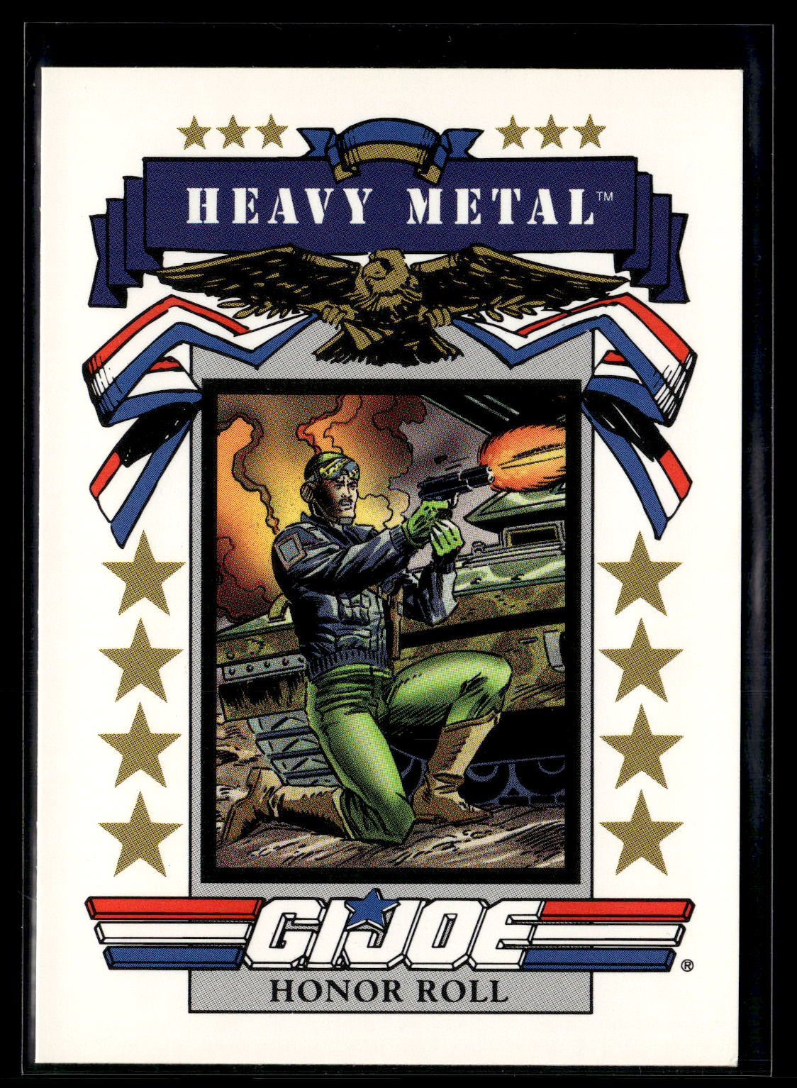 1991 Impel G.I. Joe #185 Heavy Metal