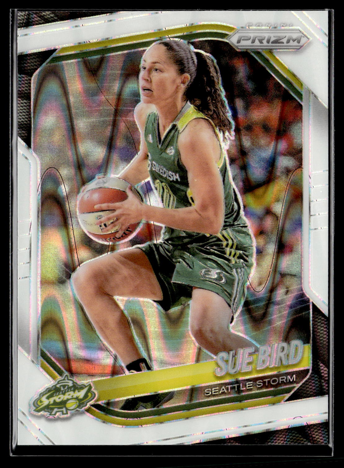 2025 Panini Prizm WNBA #38 Sue Bird White Seismic Prizms