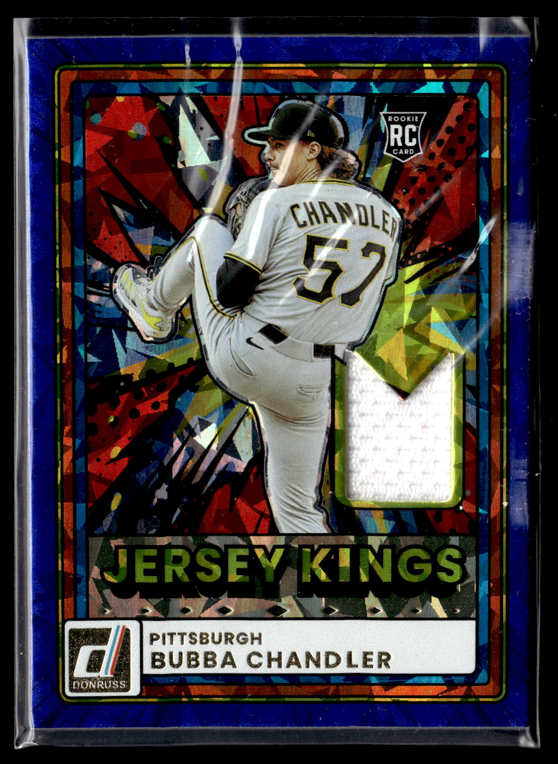 2026 Donruss #JK-BC Bubba Chandler Jersey Kings Blue Ice