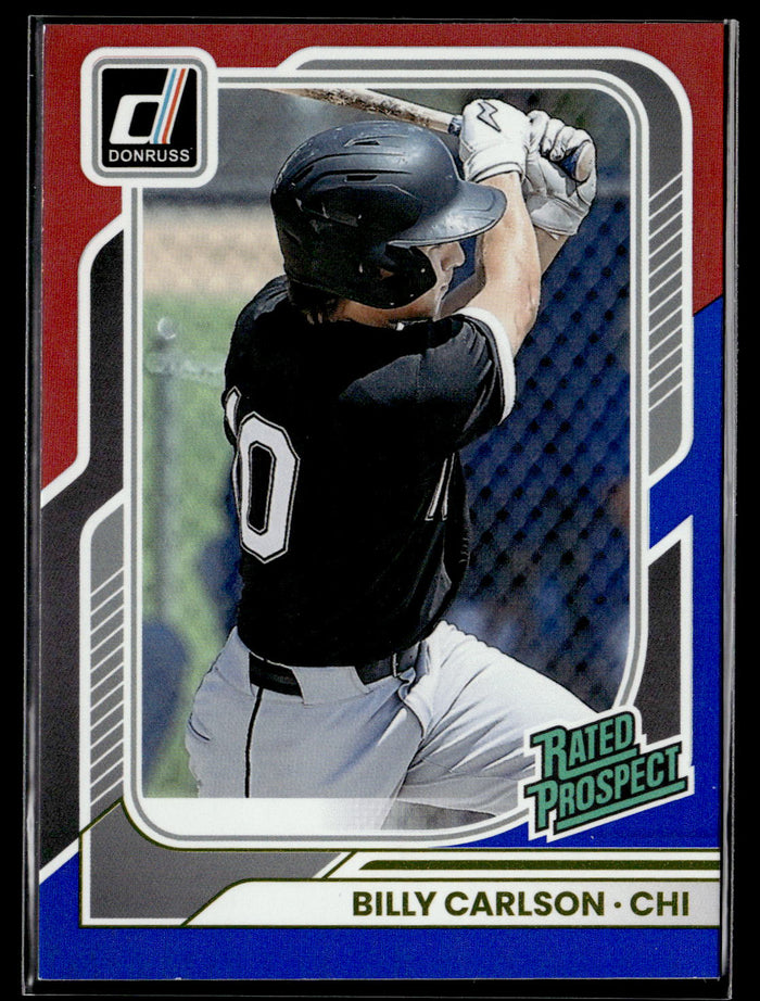 2026 Donruss #197 Billy Carlson Red and Blue