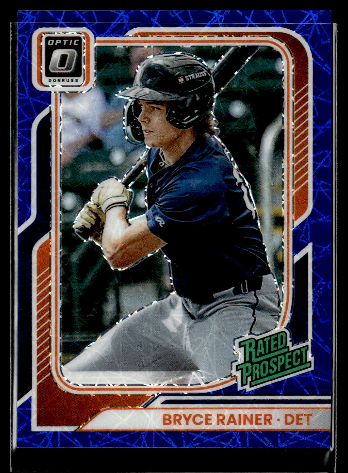 2026 Donruss #130 Bryce Rainer Optic Blue Velocity