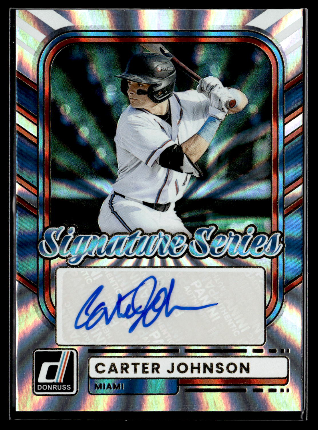 2026 Donruss #SS-CJ Carter Johnson Signature Series