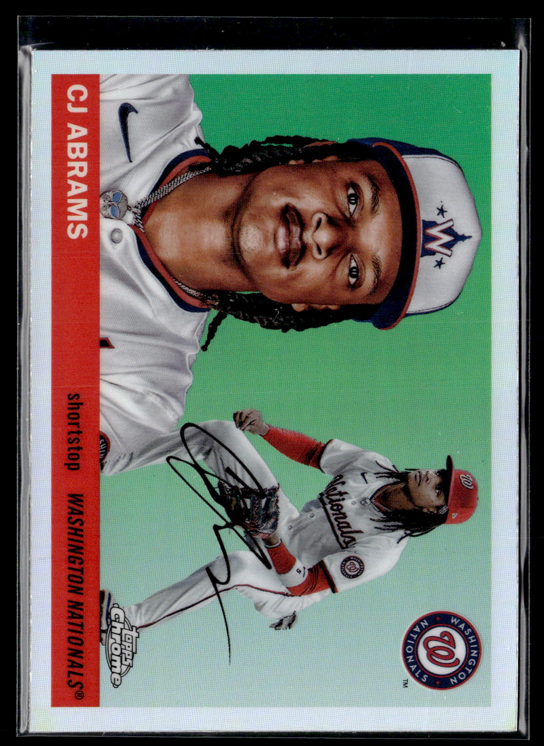 2025 Topps Chrome Platinum #101 CJ Abrams Refractors