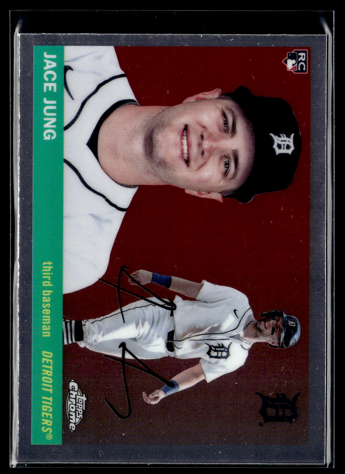 2025 Topps Chrome Platinum #257 Jace Jung Rookie