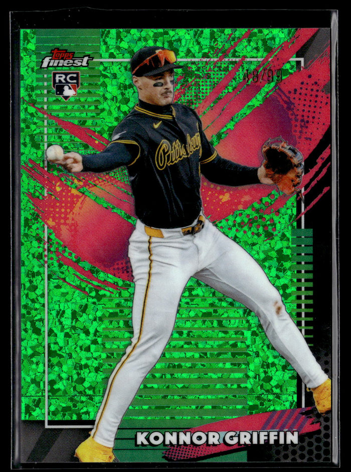2026 Finest #268 Konnor Griffin Green Mini-Diamond Refractors Rookie