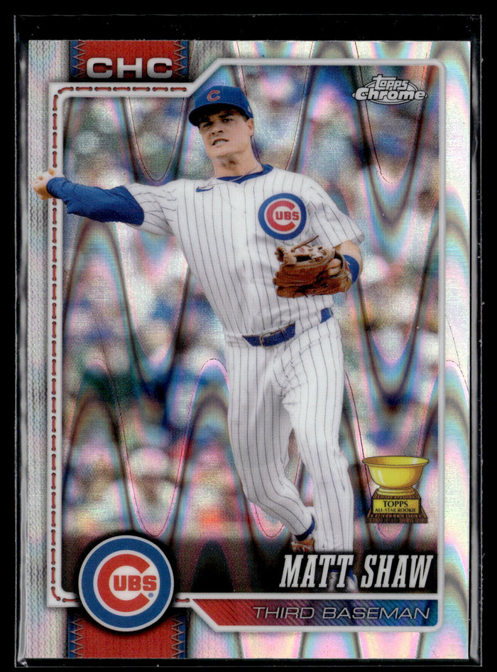 2026 Topps Chrome #271 Matt Shaw Raywave Refractors