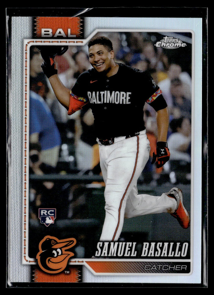 2026 Topps Chrome #7 Samuel Basallo Refractors Rookie