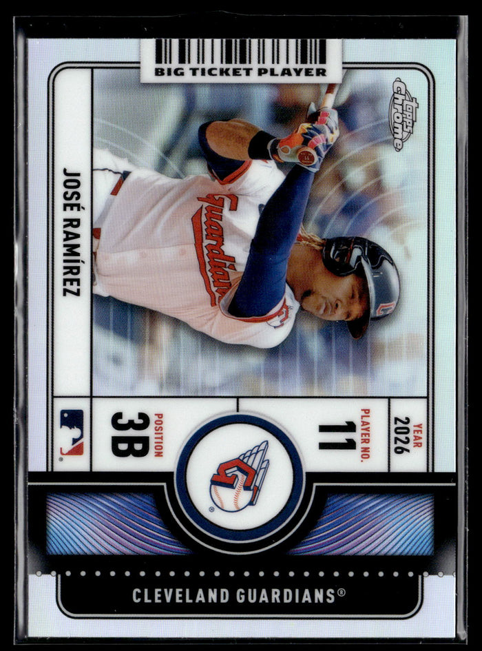 2026 Topps Chrome #BTP-9 José Ramírez Big Ticket Players