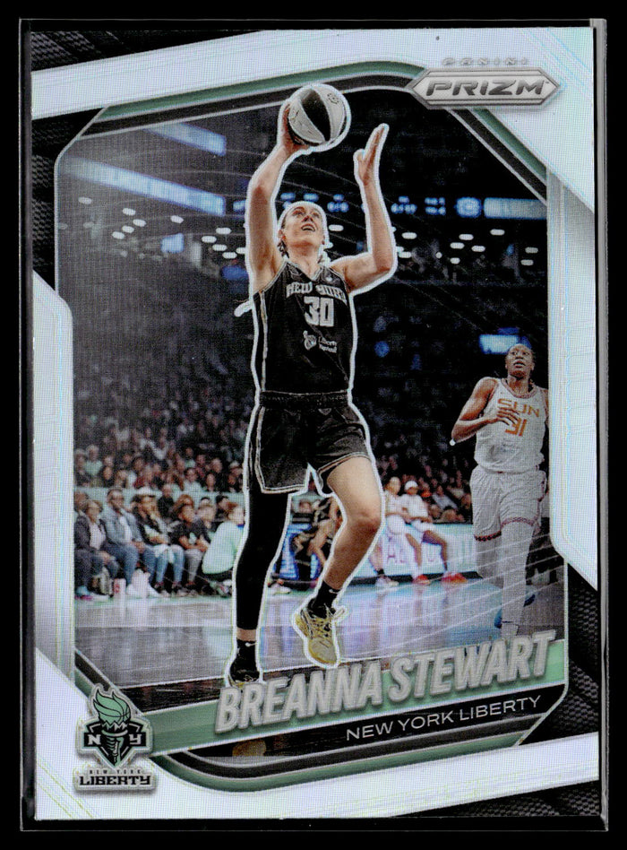 2025 Panini Prizm WNBA #26 Breanna Stewart Silver Prizms