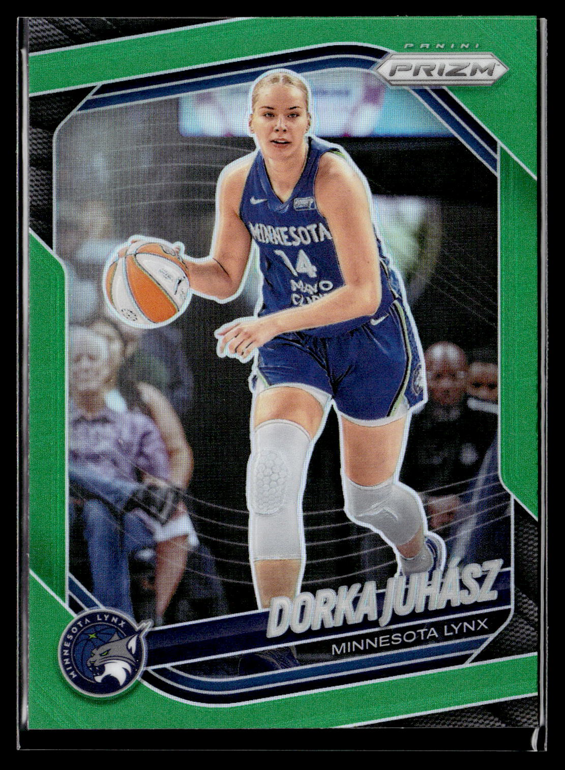 2025 Panini Prizm WNBA #109 Dorka Juhasz Green Prizms