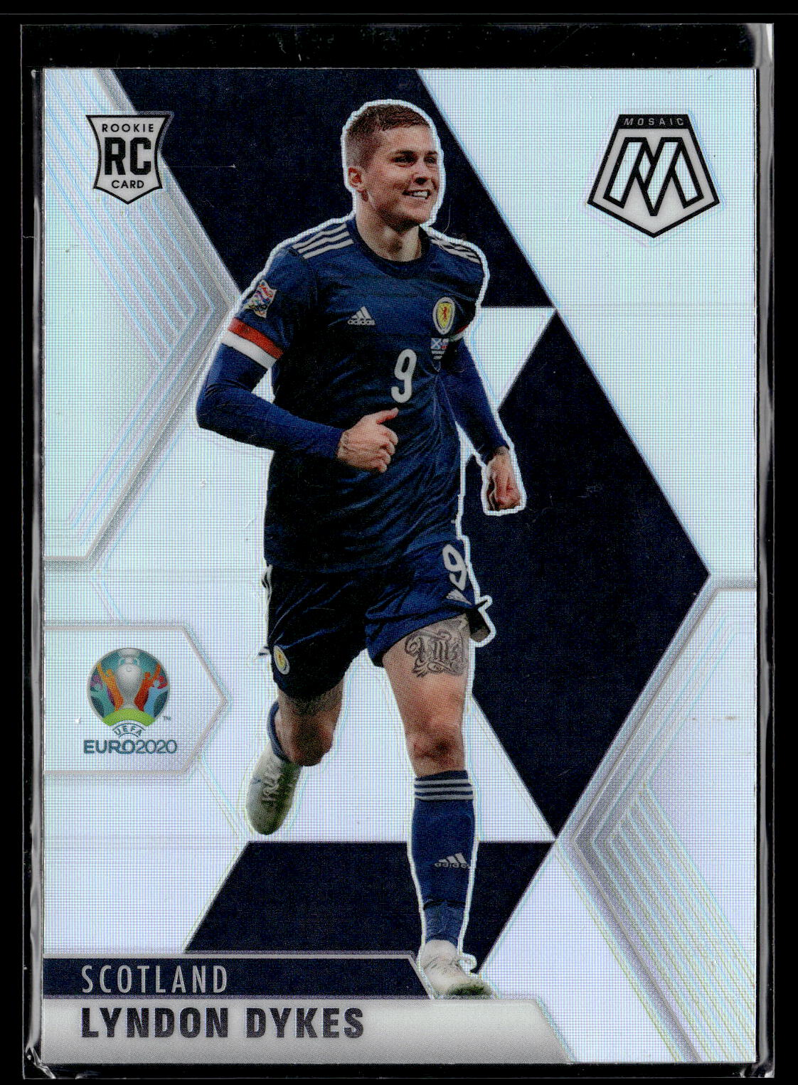 2021 Panini Mosaic UEFA EURO 2020 #81 Lyndon Dykes Silver Rookie