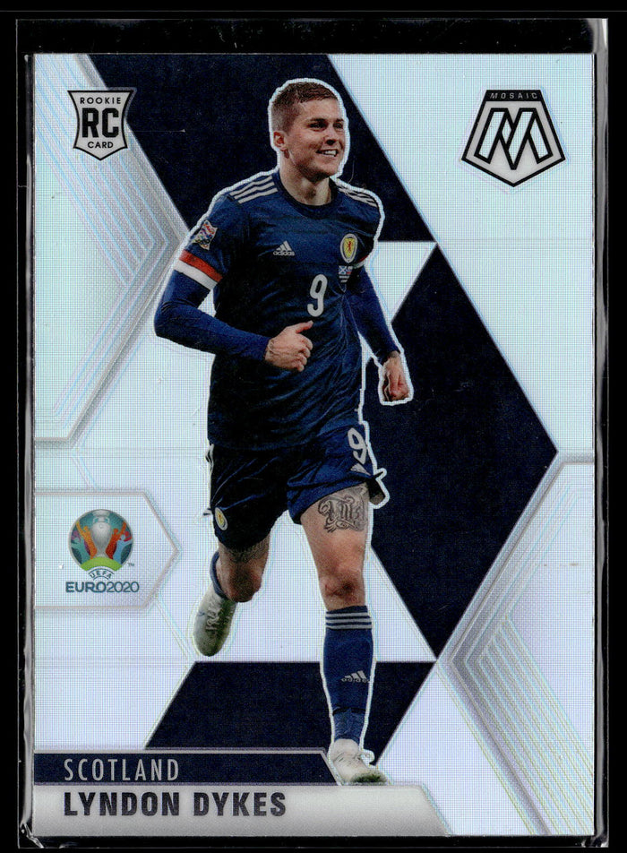2021 Panini Mosaic UEFA EURO 2020 #81 Lyndon Dykes Silver Rookie
