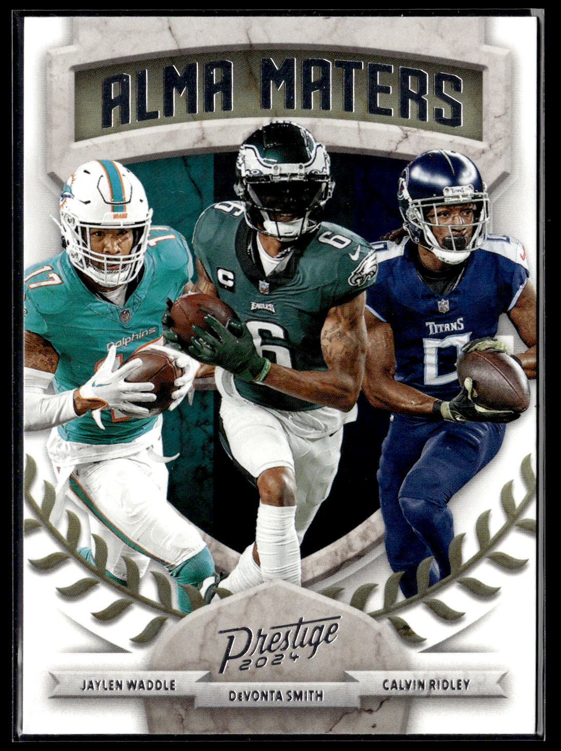 2024 Panini Prestige #17 Jaylen Waddle / DeVonta Smith / Calvin Ridley